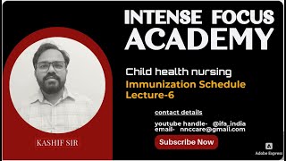 Immunization schedule  Child health Nursing  Pediatric Nursing [upl. by Bollen]