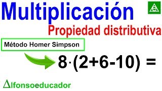 💥PROPIEDAD DISTRIBUTIVA De La MULTIPLICACIÓN 💥 MÉTODO Para Que no Se Olvide 💥 Primaria 19 [upl. by Januisz]