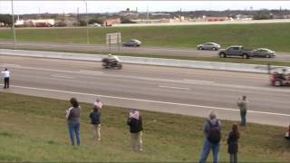 Funeral procession for Navy SEAL Chris Kyle in Georgetown [upl. by Banks]