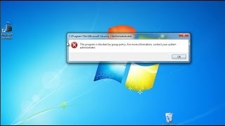 How do I Fix quotThis program is blocked by group policyquot error pop up easily [upl. by Annaeoj]