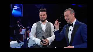 Fasma Amadeus Enrico Melozzi Sanremo 2021 [upl. by Elttil617]