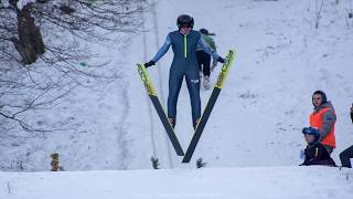 Skoki narciarskie w Strachocinie na skoczni Strachoczanka K25 [upl. by Itnaihc]