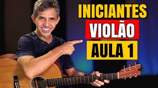 Lição para INICIANTES  SUA PRIMEIRA AULA DE VIOLÃO Em Asus2  Prof Sidimar Antunes [upl. by Llarret]