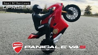 16 Upriser Ducati Panigale V4 S RC Motorcycle Review  Real RC Reviews [upl. by Leavelle]