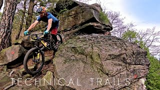 Technical trail ride with the midfat enduro  Conway WME627 [upl. by Hanej]