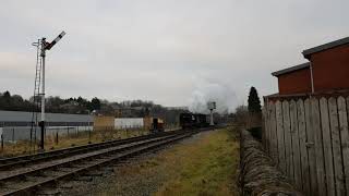 East lancs Railway 51456 On her First Ever Passenger Test Run 250120 [upl. by Rosco]