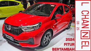 Spec Walkaround Honda Brio Satya E CVT DD1 Facelift Improvement 2024  Indonesia [upl. by Nnaytsirk]