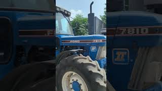 Ford 7810 automobile canonlens secondhandtractorpowertrac439 farming combine mf240 agricultur [upl. by Anoid]