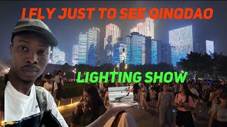 China Qingdao city lighting show that shock the world [upl. by Ymaj858]