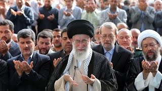 Ayatullah Khamenei Leads Eid Prayers 2014 [upl. by Nelag]