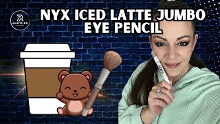 NYX Jumbo Eye Pencil in Iced Latte  Shadow Primer Demo  Amazon Must Haves 2024 [upl. by Feldman]