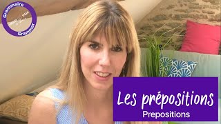 Learn French  Prepositions [upl. by Tanner]