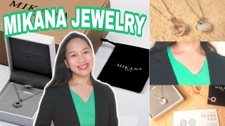 MIKANA JEWELRY Unboxing amp Honest Review Does it TARNISH  Faith Blanaque [upl. by Eiryt471]