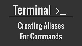 LinuxMac Terminal Tutorial Creating Aliases for Commands [upl. by Alisander]