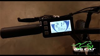 Big Cat KM529 LCD Controller Set Up Top Speed PAS Mini Cat XL 500Watt [upl. by Lesoj]