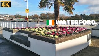 WATERFORD CITY IRELAND Walking Tour Waterford Crystal Waterford Museum Full Tour 4K [upl. by Leidgam]