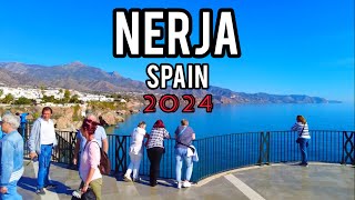 Nerja Spain 2024  Wandering around the old town and visiting the beaches [upl. by Veats]