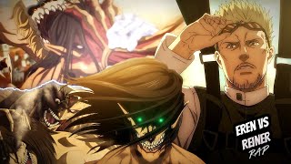 Eren Vs Reiner amp Galliard  Shingeki No Kyojin Rap  Final Season 2022  Doblecero [upl. by Olifoet]