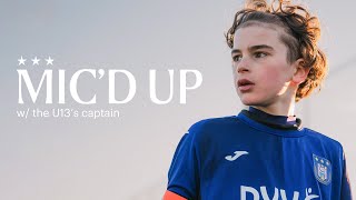 MICD UP  The captain of the U13 wears a microphone against PSG  Now on MAUVE TV [upl. by Uliram326]