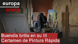 Buendía brilla en su III Certamen de Pintura Rápida [upl. by Noak]