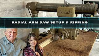 Radial Arm Saw Setup and Rip Cutting [upl. by Elenore367]