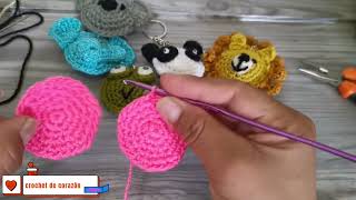 Con dos círculos podrás hacer cualquier Animalito tejidos a crochet paso a paso freepattern [upl. by Bohner]