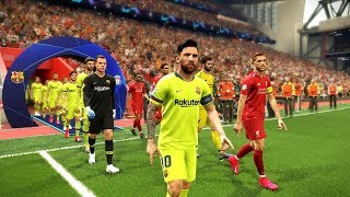 Liverpool vs Barcelona 2nd Leg UEFA Champions League 2019 Gameplay [upl. by Nirraj]