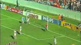 Resumen Dinamarca vs España México 86  Mundial Retro [upl. by Ahtis481]