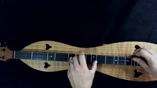 Mountain Dulcimer Lesson Sweet Hour Part B [upl. by Adihsar401]