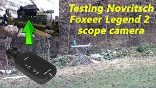 Airsoft  Testing Novritsch Foxeer Legend 2 scope camera [upl. by Tjaden58]