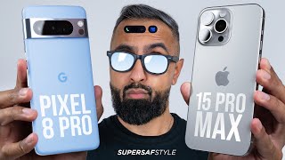 Google Pixel 8 Pro vs iPhone 15 Pro Max  The Ultimate Battle [upl. by Starobin]