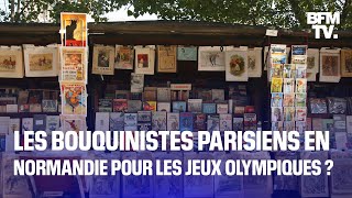 Une petite ville de Normandie veut accueillir les bouquinistes chassés de Paris pendant les JO 2024 [upl. by Dibbell301]