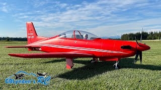 Maiden Flight Review  FMS PC21 Pilatus 1100mm PNP wReflex V2 [upl. by Oemor]