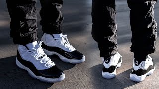 AIR JORDAN 11 CONCORD 2018 REVIEW [upl. by Spence590]