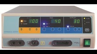 Electrosurgical Generator Unit ESU Operation Video Of CCS 2000I 5 [upl. by Nillek656]