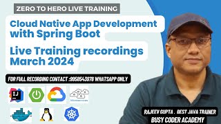 1 Cloud Native App Dev Courses Introduction Essential Tools Maven Log4j2 Git  Live Classes 🔥🔥 [upl. by Sauncho]