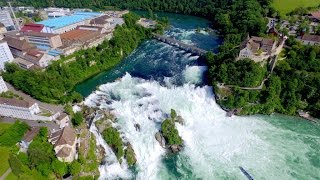 WASSERFALL  RHEINFALL SCHAFFAUSEN [upl. by Cornelie]