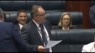 MP Singing in Parliament of Western Australia “Plastic Bags bannedquot Sounds of Silence [upl. by Eldredge830]