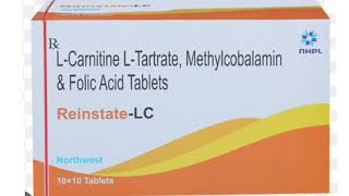 Reinstate LC Tablets LCarnitine LTartrate Methylcobalamin amp Folic Acid Tablets [upl. by Arytas]