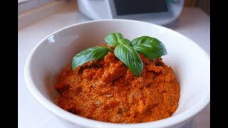 Thermomix TM 6  Mediterraner Tomaten Aufstrich  mit AnbratFunktion [upl. by Ramsa980]