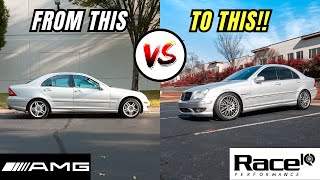 Transforming My W203 C32 AMG with Impressive Modifications Build V10 [upl. by Ilise]