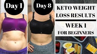 KETO WEIGHT LOSS → WEEK 1 MEAL PLAN amp WEIGH IN [upl. by Nilved980]