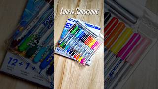 DOMS Brush pen Unboxing ✨  My First Mini Vlog drawing art unboxing domsbrushpens viralvideo [upl. by Nospmis]