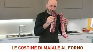 Costine di maiale al forno  lorenzorizzieriit [upl. by Cody]