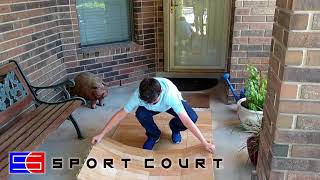 How To Install and Remove Sport Court Gym Flooring [upl. by Freda239]