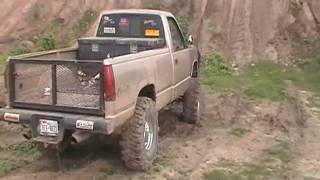 9094 chevy boggers climbs WALL in 2wd Ridiculous [upl. by Nylzaj]