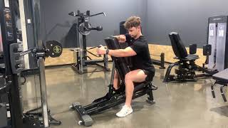 Exercise Tutorial  Unilateral Chest Supported Cable Row [upl. by Oahc]