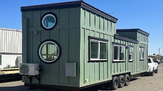 Amazing Gorgeous Sage Tiny House with 3 Bedrooms for 6 People By KJE Tiny Homes [upl. by Trill]