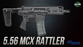 Sig Sauer 556 MCX Rattler  SHOT Show 2019 [upl. by Ymarej]