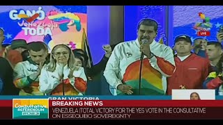 Landslide victory for yes in Venezuelan Consultative Referendum [upl. by Eelrahs]